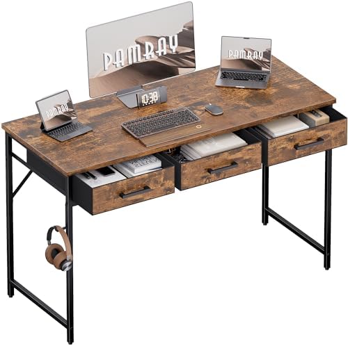 Pamray 47 Inch Small Computer Desk by PAMRAY