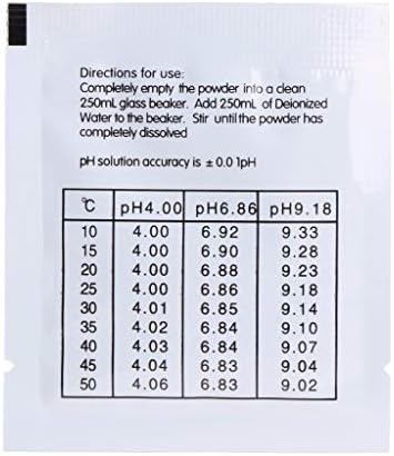 DuvinDD 15 Pack pH Buffer Calibration Solution Powder pH 6.86/4.01/9.18 - Image 6