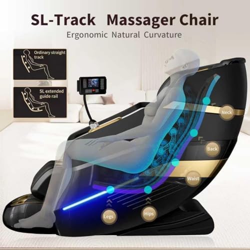 Massage Chair Full Body, Zero Gravity 3D SL-Track Shiatsu Massage Recliner - Image 5