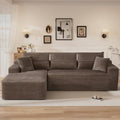 108" L Shaped Cloud Boneless Sectional Couches by Unknown