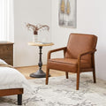 Yaheetech Accent Chair, Mid-Century Modern, Light Brown by Yaheetech