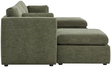 CHITA 146" Modular Sectional Sofa, 6 Seat Modular Couch, Moss Green - Image 6