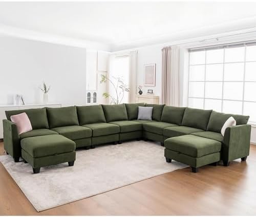 150.4" Large Sectional Couches for Living Room, Corner Couch by ZXDesign