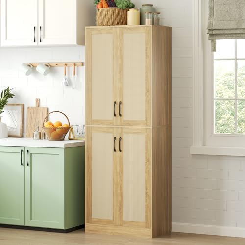 JASIWAY Rattan Pantry Cabinet by JASIWAY