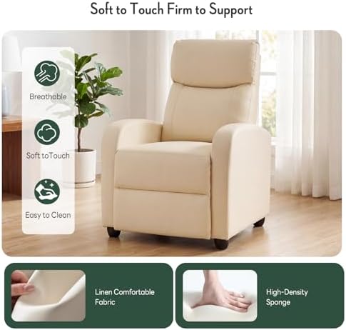 Recliner Chair, Recliner Sofa Fabric - Image 6