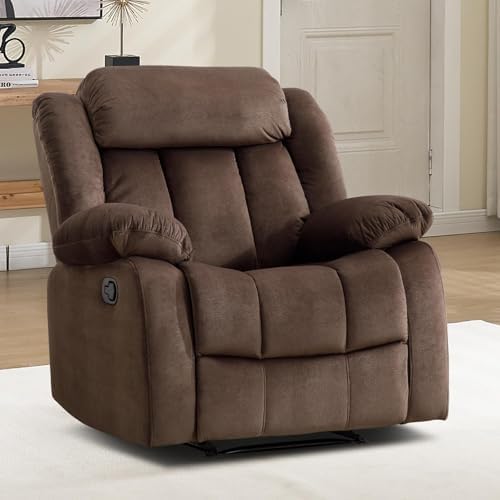 EBELLO Manual Recliner Chair, Classic and Fabric Recliner Sofa by EBELLO