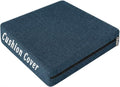 Reversible Linen Chair Cushion Covers by Unknown