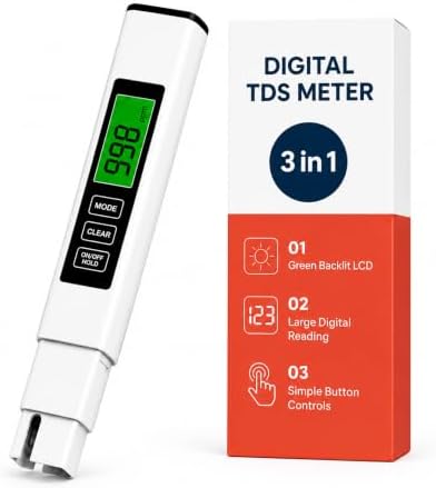 3 in 1 TDS Meter, EC/TDS/Temperature, Water Tester by Supmea