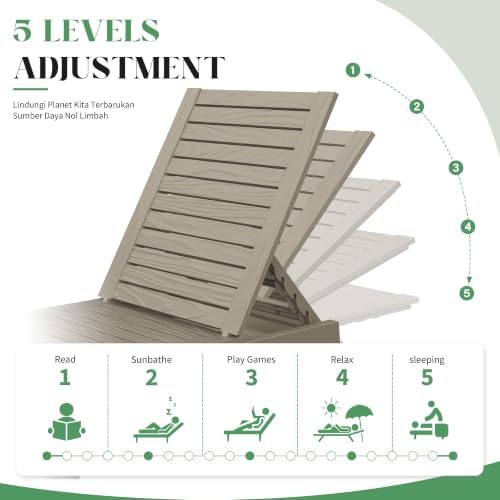 NUNU LAB Outdoor Chaise Lounge Chairs Set - Image 5