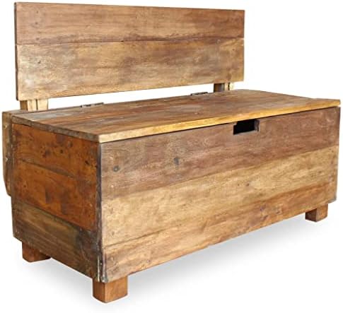 SKM Bench Solid Reclaimed Wood 86x40x60 cm - Image 2