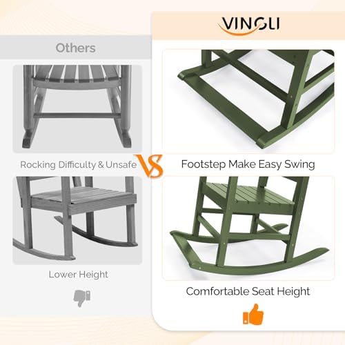 VINGLI Outdoor Rocking Chair - Image 6