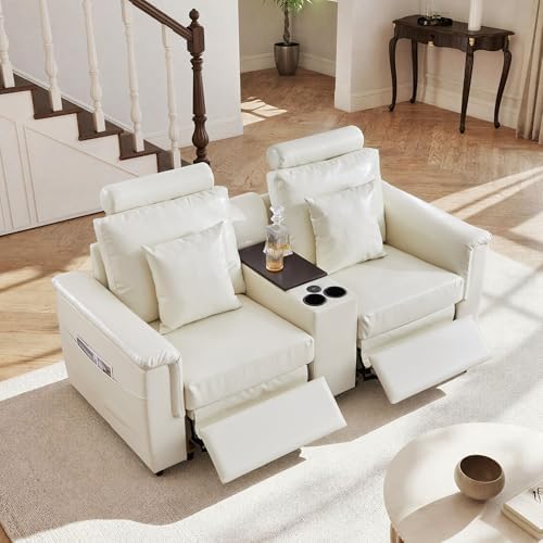ORRD Power Reclining Sectional Sofa, Electric Loveseat Recliner by ORRD