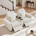 ORRD Power Reclining Sectional Sofa, Electric Loveseat Recliner by ORRD