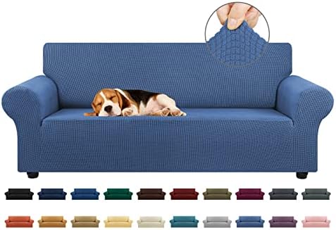 KEKUOU Stretch Couch Covers for Sofa, 3 Cushion Couch Slipcover by KEKUOU