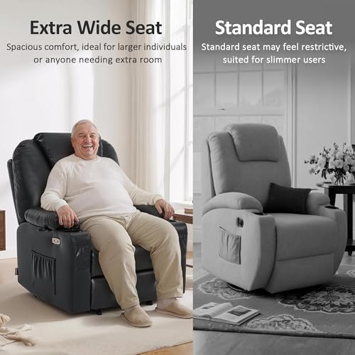 MCombo Oversized Power Lift Recliner Chair - Image 4