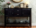 LKTART Solid Wood Farmhouse Console Table, Sofa Table by LKTART