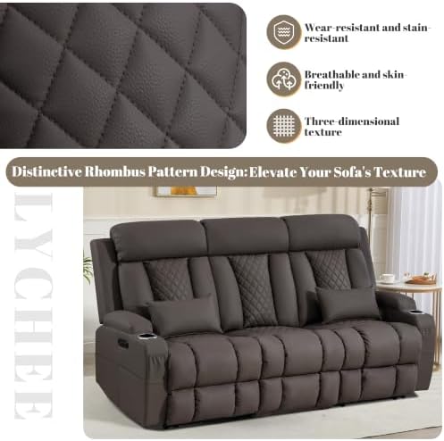 Zero Wall Hugger Power Reclining Sofa Set - Image 7