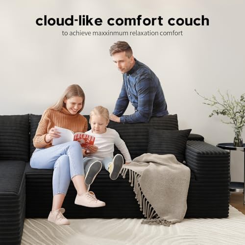 107.5" Cloud Modular Sectional Sofa Couch - Image 4