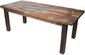 Reclaimed wood dining table by Handmade