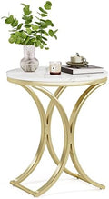 LITTLE TREE Side Table Round End Table Modern Small Accent Table Bedside Table by LITTLETREE