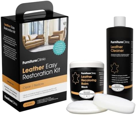 Furniture Clinic Leather Easy Restoration Kit, 4 Piece by FurnitureClinic