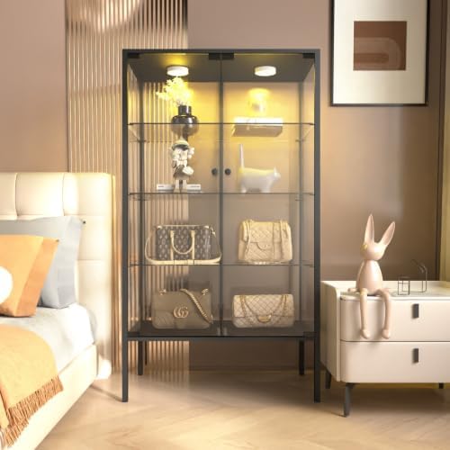 LFT HUIMEI2Y 4-Tier Glass Display Cabinet by LFTHUIMEI2Y