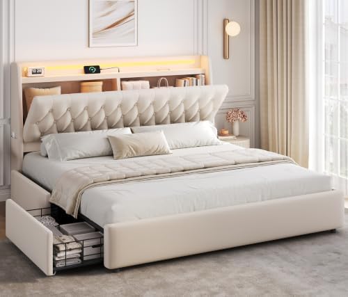 Jocoevol King Size Bed Frame by JOCOEVOL