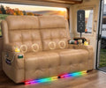 RV Loveseat Recliner Sofa, Wall Hugger Reclining RV Couch by TiooiiReclinerSofa