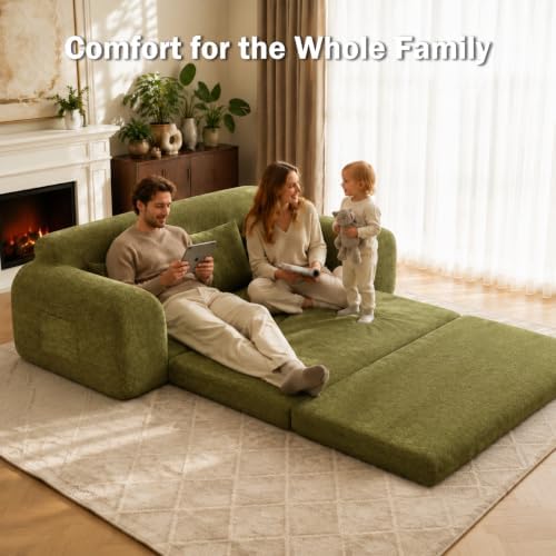 Fold Out Chair Bed, Folding Sofa Bed, 2 in 1 Convertible Sleeper Chair Bed - Image 5