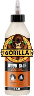 Gorilla Ultimate Waterproof Wood Glue, Natural Color, 18 oz by Gorilla
