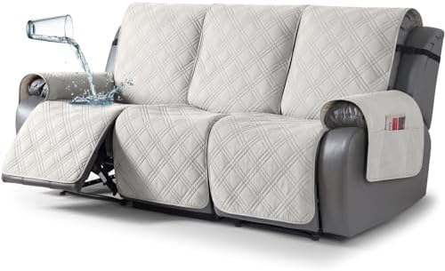 TAOCOCO 100% Waterproof Recliner Sofa Cover, Non Slip Split Couch Covers by TAOCOCO
