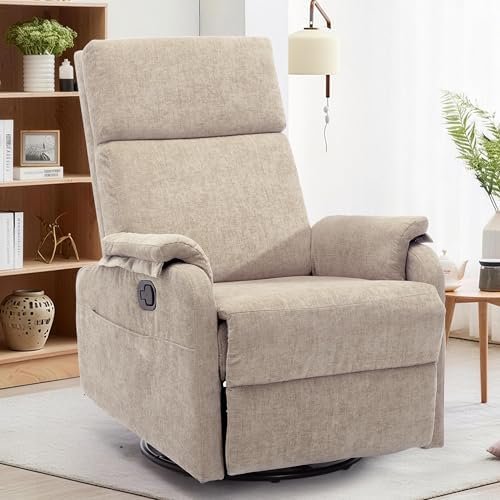 Korser Recliner Chair, Swivel Rocking Recliner Chair by KORSER