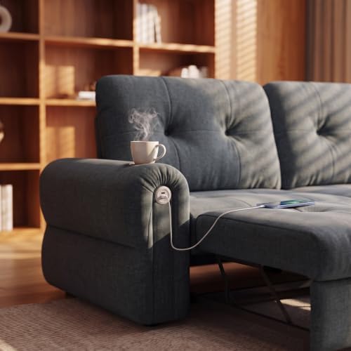 NicBex 77" Convertible Sofa Bed, Pull Out Couch - Image 7
