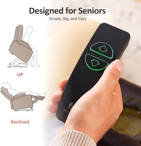 MCombo Power Lift Recliner for Elderly, Fabric R7289 - Image 6