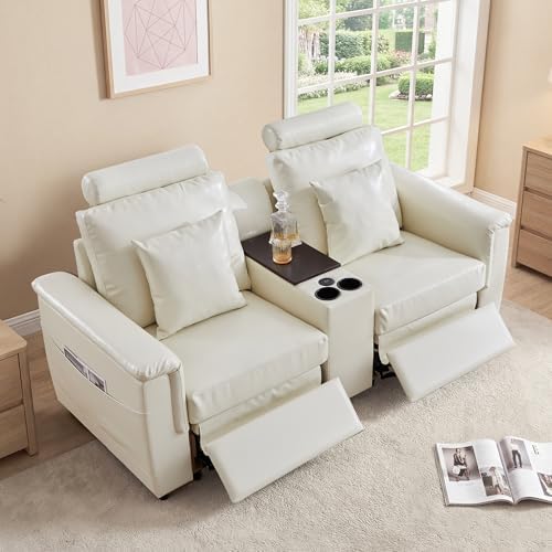 RARZOE 75.6'' Loveseat Power Recliner Sofa - Image 2