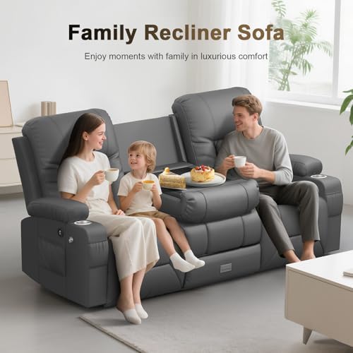 YONISEE 3 Seat Recliner Sofa - Image 6
