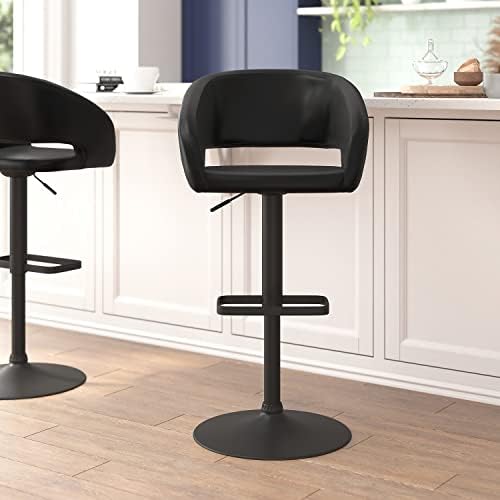 Flash Furniture Erik Contemporary Adjustable Height Barstool - Image 2