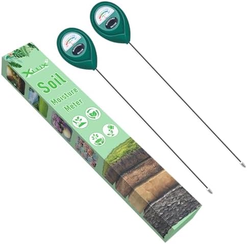 XLUX 2 Pack Long Probe Plant Soil Moisture Meter, Battery-Free by %EF%BC%B8%EF%BC%AC%EF%BC%B5%EF%BC%B8