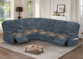 6 Seater Reclining Sofa Set, Modern Living Room Couch Set by SavortheHappyMoments