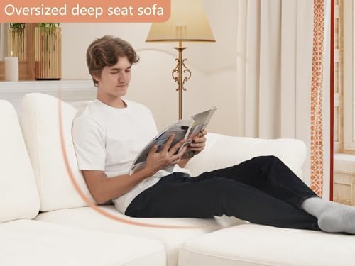 EASE MOOSE L Shape Sectional Modular Sofa, Oversized Modular Cloud Sofa - Image 5