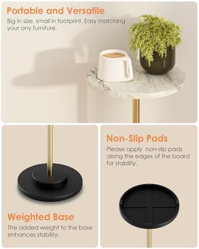 Round Side Table, Small Drink Table - Image 5