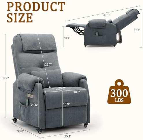 Korser Power Recliner Chair for Adults, Recliner for Small Spaces - Image 2