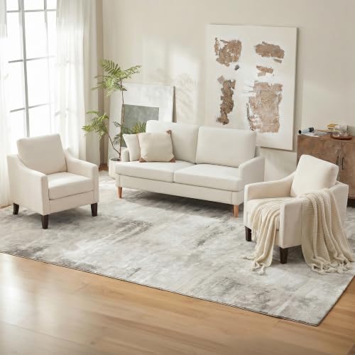 VKNOW Accent Chairs Set of 2, Modern Upholstered Armchairs - Image 6