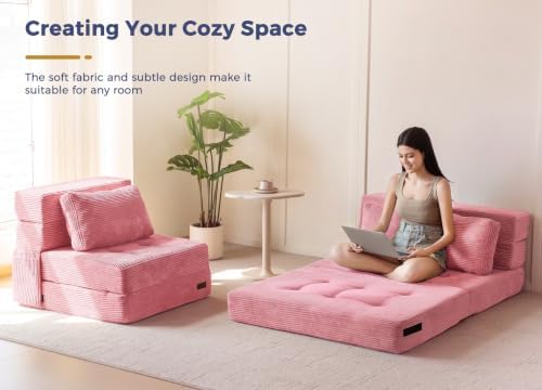 MAXYOYO Convertible Sofa Bed, Fold Out Sofa Couch - Image 3