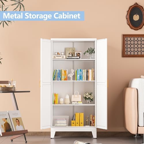 White Kitchen Pantry Cabinets - Image 4