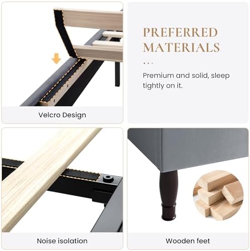 SHA CERLIN Full Size Bed Frame - Image 6