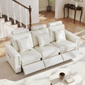 ORRD Power Reclining Sectional Sofa, Electric 3 Seat Recliner by ORRD