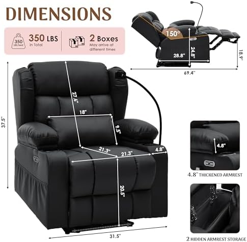 Redlife Power Recliner Sofa - Image 2