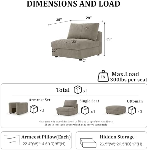 Cloud Modular Sectional Sofa Couch - Image 2