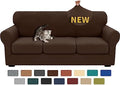 XINEAGE 4-Piece Stretch Sofa Cover, Washable Couch Covers by XINEAGE